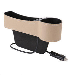 multifunctional car seat gap cup holder seatbelt storage organizer for car
