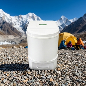 Inodoro Portátil sin Agua, Autosellante y sin Olor, para Autocaravanas, Furgonetas, Barcos, Campamentos y Aventuras al Aire Libre - Product Image 1
