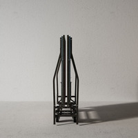 Plateforme de Scène Mobile Portable pour Événements avec Support d'Éclairage, Podium en Aluminium à Hauteur Réglable
