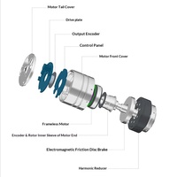 Exoesqueleto Robótico Humanoide sin Escobillas con Brazo Servoeléctrico, Reductor Armónico, 13 Nm de Torque, Clasificación IP6X, Directo de Fábrica