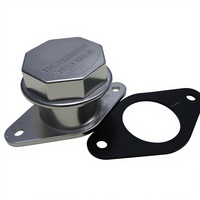 Système de conduits de CVC, embout de test flexible à rotule avec joint en caoutchouc plat circulaire, construction en aluminium et plastique pour utilisation en extérieur