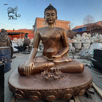 Grande Figure Religieuse Bouddhiste Kuan-yin Avalokitesvara Sculpture Guanyin Bodhisattva Statue de Bouddha en Bronze