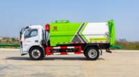 Prix usine Camion compacteur à chargement latéral DF 4x2 Diesel 11 m³ Manuel Écologique