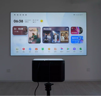 Layar Proyeksi SUYUN 100-Inci Long-Throw Ambient Light Rejecting 4K HD Anti-Silau Ramah Mata Model Retractable Portabel Z2