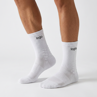 Chaussettes de sport personnalisées avec logo, respirantes, en maille, pour la salle de sport et usage quotidien, conception ODM OEM