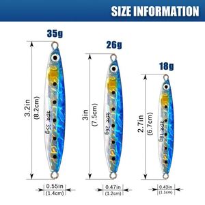 Voile <span class=keywords><strong>en</strong></span> métal pour la pêche côtière, bas prix, appât idéal pour la pêche à la turlutte, au <span class=keywords><strong>poisson</strong></span> <span class=keywords><strong>en</strong></span> <span class=keywords><strong>eau</strong></span> salée - Product Image 4