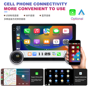 Phổ 10.1 "Android đài phát thanh xe với FM AM Carplay & GPS Navigation núm đôi Stereo cho ô tô mô hình TS18 - Product Image 4