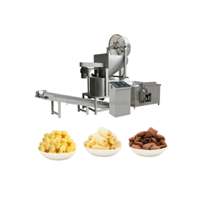 Vendita calda agitata rotondi rotondi per <span class=keywords><strong>Pizza</strong></span> Snack estrusore farina di frumento fritta macchina per la produzione di cibo linea di produzione - Product Image 4