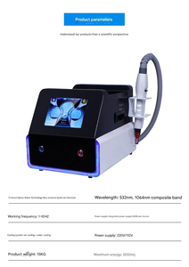 Apparecchiatura Laser Picosecondo a Tripla Lunghezza d'Onda, Rimozione Non Invasiva di Tatuaggi e Pigmenti Sopracciglia con Energia Regolabile - Product Image 5