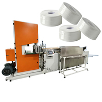 Machine de découpe et de perforation de papier toilette haute productivité, machine à scier à ruban pour blocs de papier pour usine de papier