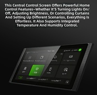Écran tactile KNX 7 pouces, panneau tactile d'origine KNX avec fonction vocale