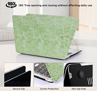 Housse de protection rigide en cuir PU gaufré personnalisé pour ordinateur portable MacBook Neo Air 13 13.3 13.6 15 Pro 13 14 16 pouces M5 M4 M2