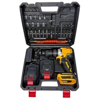 Perceuse à percussion sans balais, visseuse électrique sans fil au lithium, double vitesse, rechargeable, mini-ensemble de tournevis, pour la construction, OEM, usage industriel