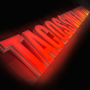 Individuelle Geschäfts-Außenschilder Dekorationen Blumen-Geschenkladen Dynamisches Farbwechselndes 3D-Schild RGB-Farbwechsel - Product Image 4