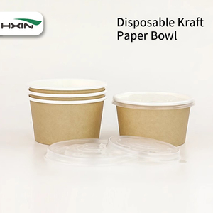 Tazón Kraft <span class=keywords><strong>de</strong></span> Doble Pared con Logotipo Personalizado, Tapa Ecológica para <span class=keywords><strong>Restaurante</strong></span>, Comida para Llevar, Servir <span class=keywords><strong>Sopa</strong></span>, <span class=keywords><strong>Arroz</strong></span>, Almuerzo, Tazones <span class=keywords><strong>de</strong></span> Papel - Product Image 6