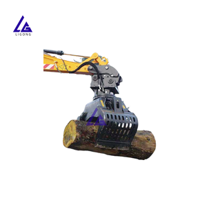 Grappin de tri rotatif pour excavatrice, pour la manipulation de bois, roches et débris, usage en construction et <span class=keywords><strong>agricole</strong></span>, compatible avec excavatrices de 1 à 50 tonnes - Product Image 1