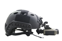 Caméra thermique Longot K6 avec objectif 27 mm en aluminium, grossissement 8x, pour la chasse tactique en extérieur, avec fixation sur casque