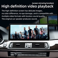 Écran intelligent pour voiture avec CarPlay sans fil Linux 10.25/12.3/12.8, système de navigation GPS, compatible avec BMW 1/2/3/4/5/X1/X3/X4/X5/X6 Série 5 GT 10-17