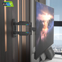 Kaloc Soporte de Pared para Tv, Pantalla LED, Lcd, Tamaño de 32 "-55", VESA, 100x100-400x400mm, Soporte de Montaje de Pared para Tv