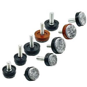 High Transparent Furniture Leg Caps <b>Chair</b> Leg Floor Protectors for Hardwood Made of Rubber with Felt <b>Pad</b> - Product Image 1