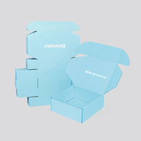Boîtes d'expédition en papier kraft rose avec logo personnalisé pour petites entreprises, boîtes d'emballage en carton ondulé pour chaussures et vêtements