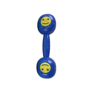 Wholesale Orff Percussion <b>Instrument</b> Dumbbell Shape Plastic Maracas Children Rhythm <b>Musical</b> <b>Instrument</b> Rattle Rock Maracas Toy - Product Image 4