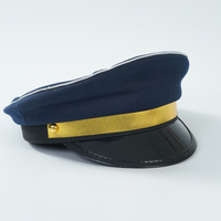 Casquette de service tactique brodée pour capitaine, casquette à visière, design personnalisable, casquette à visière