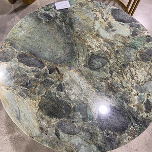 Tavolino da Caffè in Marmo Verde Smeraldo, Design di Alta Qualità, Marmo <span class=keywords><strong>Esotico</strong></span> di Lusso, <span class=keywords><strong>Arredamento</strong></span> Moderno in Pietra Naturale Personalizzato - Product Image 5