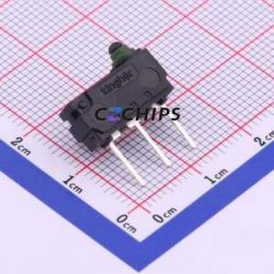 H3-E Limit Switch Through hole Component (THT) Switch Single Pole Double Throw Round Plunger 14.7mm 5.4mm - Product Image 1