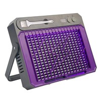 Lampe anti-moustiques électrique UV rechargeable 360° °   Lampe anti-insectes avec affichage numérique, piège à insectes portable pour usage intérieur