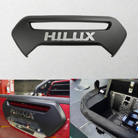 JIAHUI 4X4 Luxe ABS Chrome Couverture de hayon arrière pour accessoires de voiture 2020-2023 Noir