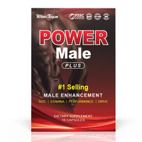 Capsules Male Power Plus pour l'amélioration des performances masculines, formule premium pour la taille, l'endurance et la performance, suppléments de zinc et de ginseng