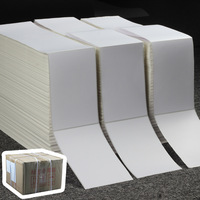 Etiquetas de Envío Térmicas Directas en Formato Fanfold 4x6, 100x150mm, Libres de BPA, Etiqueta de Envío con Código de Barras para Zebra, UPS, FedEx, Comercio Electrónico