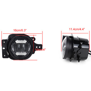 ไฟตัดหมอก LED ขนาด 4 นิ้ว 6000K 6000 ลูเมน 12V สำหรับรถจี๊ป JK JL ใช้ได้กับรถทั่วไป ชุดอัพเกรด - Product Image 5