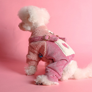 PETCIRCLE Pet Circle, Ropa para Mascotas, Trajes para Perros y Gatos, Overol Rosa con Corazón - Product Image 2