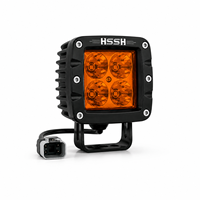 Nouveau phare de travail LED HSSH pour moto, étanche IP69K, 12V, en aluminium, pour tout-terrain, ambre, 6500K