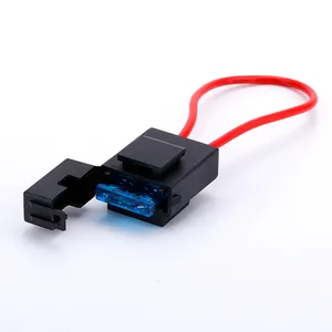 High quality automotive Mini DIY Safety Blade Fuse Tap Dual Circuit Adapter Holder 12V/24V for Auto Car