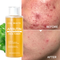 CHIC BEAUTE Tonique Visage Essentiel à l'Arbutine Éclaircissant Hydratant Tonique Hydratant pour le Visage Alpha-Arbutine Tonique Blanchissant pour la Peau