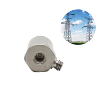 Capteur d'accélération piézoélectrique à faible bruit, signal à faible interférence, sortie basse tension (5V), câble blindé, plage de 1000g