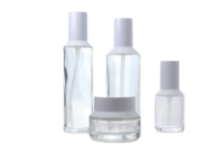 Vente en gros 30ml 100ml 120ml Emballage de soins de la peau écologique Pompe de lotion pour le visage Bouteilles en plastique Bouteilles et bocaux cosmétiques ronds