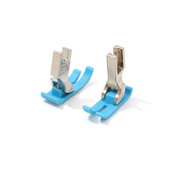 Pied presseur plat industriel MT-18 en plastique bleu, résistant à l'usure, pour machine à coudre Oxford, accessoire de mini-machine à coudre, neuf