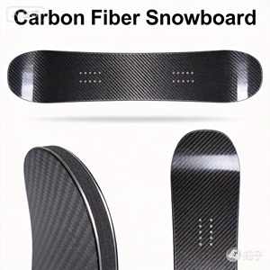 Tabla de Snowboard Personalizada de Fibra de Carbono Tejida - Peso Medio - Product Image 4