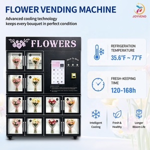 Máquina Expendedora de Flores con Refrigerador, Sistema de Pago sin Efectivo, 12 Ramos de Flores, Kiosco Inteligente para Supermercados y Estaciones de <span class=keywords><strong>Metro</strong></span> - Product Image 2