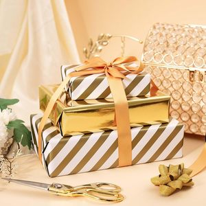 Merture Reversible Gold <b>Wrapping</b> <b>Paper</b> 17 In X 32.8 Ft Double Side Metallic Gift Wrap For Birthday Christmas Wedding - Product Image 6