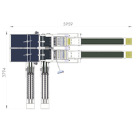 Machine de tri et d'emballage automatique d'œufs en acier inoxydable SUS304 haute capacité, contrôle par écran tactile, production de 72000 pièces/heure, puissance maximale de 4,0 kW