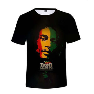 Camiseta china con estampado 3d de Bob, camiseta de gran tamaño con impresión en relieve 3d de Mar <span class=keywords><strong>Ley</strong></span>, venta al por mayor - Product Image 3