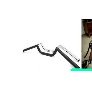 Guidon noir de moto, accessoires de moto de 22mm à <span class=keywords><strong>vendre</strong></span> <span class=keywords><strong>Harley</strong></span> Cafe Racer Bobber <span class=keywords><strong>Chopper</strong></span> - Product Image 3