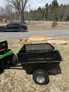 680kg açık çok fonksiyonlu bahçe Avt römork kamyon Tow-Goods mal taşıma ağır Atv vagon ile tekerlekler - Product Image 6