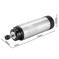 Kit moteur de broche refroidi par air 0,8KW 2,2KW 24000RPM BT30 110V 220V avec VFD pour routeur CNC, gravure et fraisage, en stock entrepôt Chine