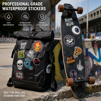 Autocollant vinyle personnalisé pour la culture et l'art des skateboards, résistant aux UV, qualité professionnelle, pour la décoration de planches, casques et trucks.